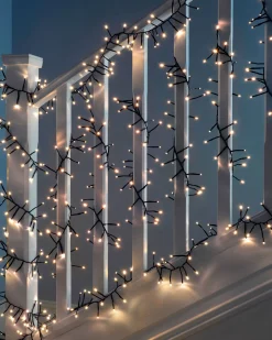 WeRChristmas Cluster Lights^400 Chasing Cluster Light String, Warm White