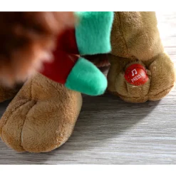 WeRChristmas Novelty|Figurines^30 Cm Standing And Singing Dog With Flapping Ears Christmas Decoration