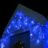 WeRChristmas Icicle Lights^360 Icicle LED Light String, Blue, 8.8 M