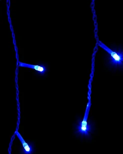 WeRChristmas Icicle Lights^360 Icicle LED Light String, Blue, 8.8 M