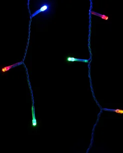 WeRChristmas Icicle Lights^360 Icicle LED Light String, Multi-Coloured, 8.8 M