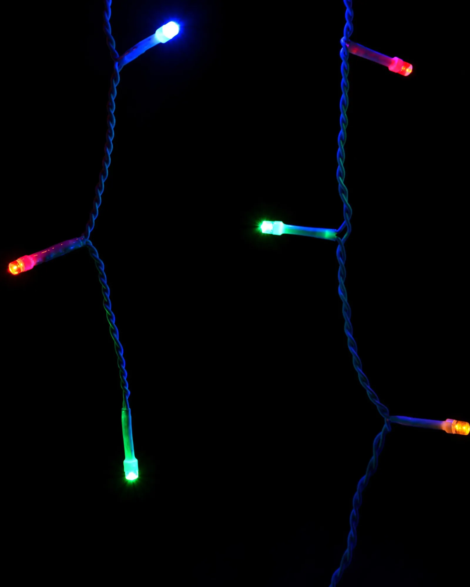 WeRChristmas Icicle Lights^360 Icicle LED Light String, Multi-Coloured, 8.8 M