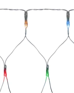 WeRChristmas Curtain & Net Lights|Connectable Lights^180 LED Connectable Net Light, Multi-Coloured, 1.8 M