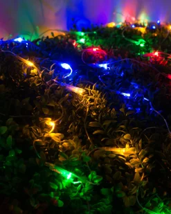 WeRChristmas Curtain & Net Lights|Connectable Lights^180 LED Connectable Net Light, Multi-Coloured, 1.8 M