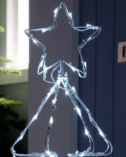 WeRChristmas Tree Silhouettes^Animated Multi-Function Christmas Tree Silhouette, 80 Cm