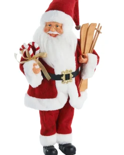 WeRChristmas Novelty|Figurines^Animated Musical Standing Santa Figurine, 45 Cm