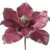 WeRChristmas Flowers & Foliage|Flowers & Foliage^Artificial Magnolia Flower, Pink, 26 Cm