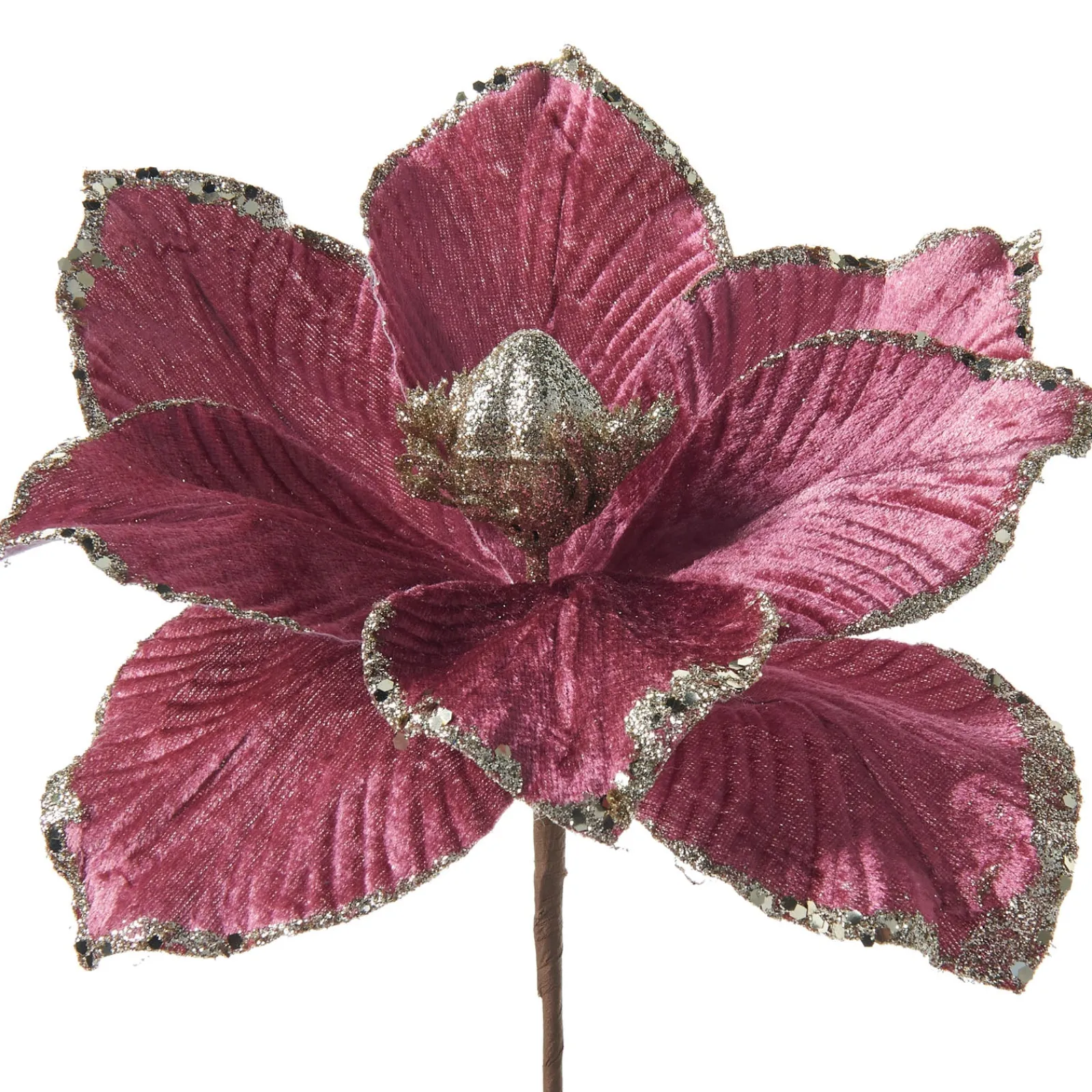 WeRChristmas Flowers & Foliage|Flowers & Foliage^Artificial Magnolia Flower, Pink, 26 Cm