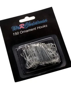 WeRChristmas Bauble Hooks^Bauble Ornament Hooks, Silver, Pack Of 150