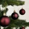 WeRChristmas Shatterproof Baubles^Burgundy Shatterproof Bauble, 50 Pack