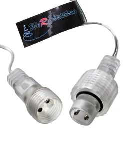 WeRChristmas Connectable Lights^Connectable Icicle 100 LED Christmas Lights, Warm White