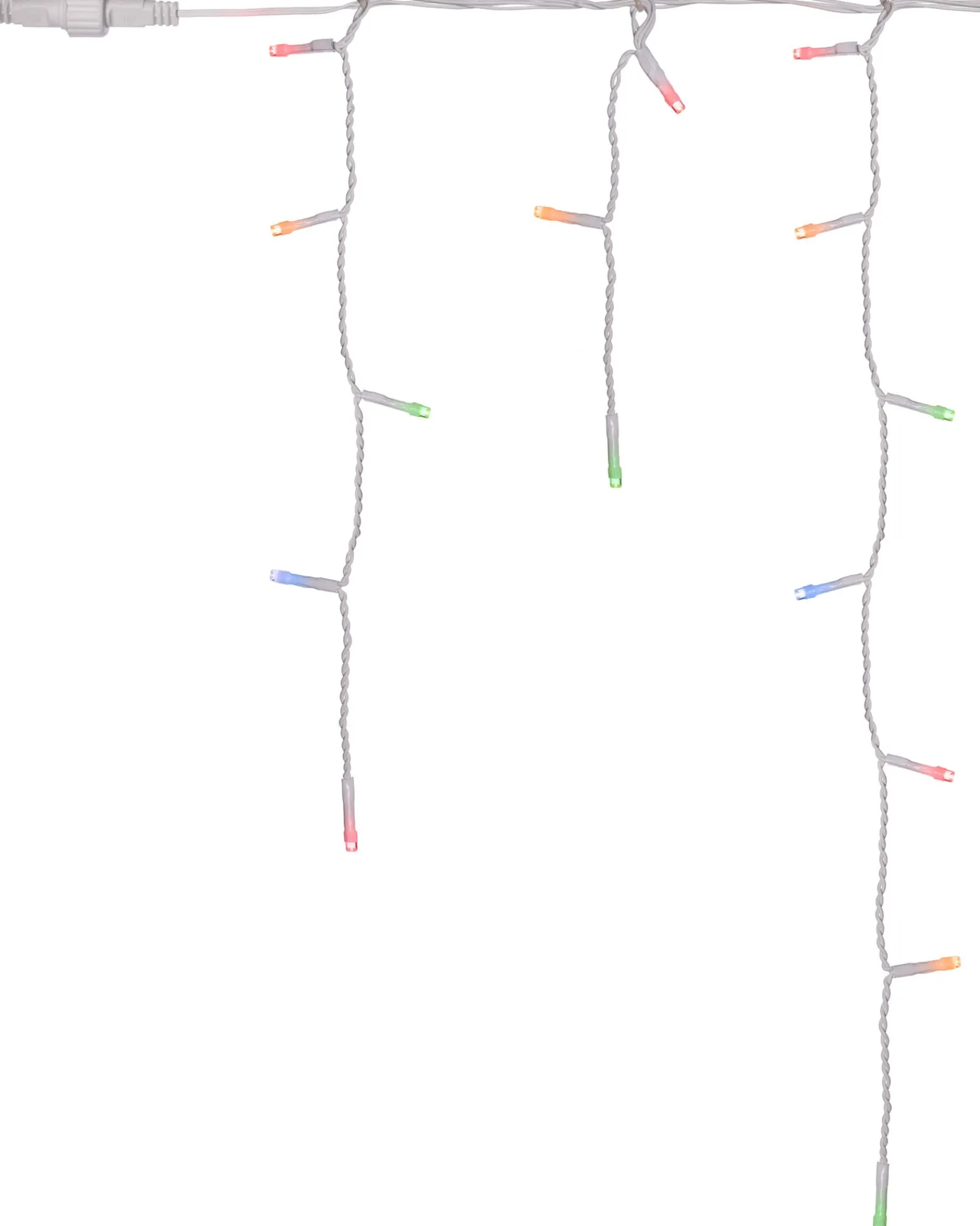 WeRChristmas Connectable Lights^Connectable Icicle 100 LED Christmas Lights, Multi-Coloured