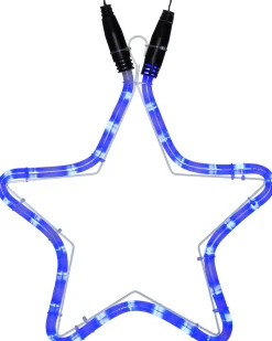 WeRChristmas Connectable Lights^Connectable Star Rope Light Silhouette, Blue, 32 Cm