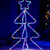 WeRChristmas Tree Silhouettes^3D Christmas Tree Rope Light Silhouette, 80 Cm