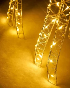 WeRChristmas Outdoor Lighted Reindeer^2D Grazing Reindeer Silhouette, 95 Cm