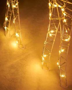 WeRChristmas Outdoor Lighted Reindeer^2D Standing Reindeer Silhouette, 95 Cm