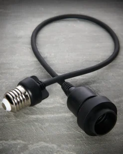 WeRChristmas Link Festoon|Accessories^E27 Outdoor Festoon Pendant, Black Rubber Cable