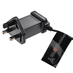 WeRChristmas Tree Toppers^Fibre Optic Angel Christmas Tree Topper, Black/Silver, 25 Cm