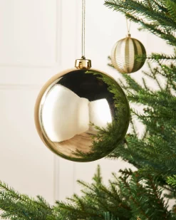 WeRChristmas Oversized Baubles|Shatterproof Baubles^Gold Large Gloss Shatterproof Bauble, 15 Cm