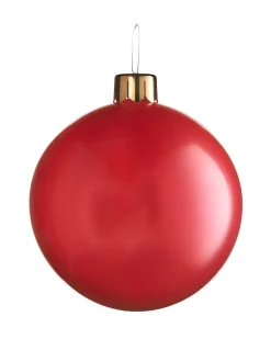 WeRChristmas Inflatables|Outdoor Inflatable Baubles^Inflatable Christmas Bauble, Red, 45 Cm
