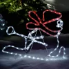 WeRChristmas Christmas Characters^LED Snowman Rope Light Window Silhouette, 50 Cm