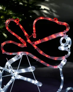 WeRChristmas Christmas Characters^LED Snowman Rope Light Window Silhouette, 50 Cm