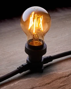 WeRChristmas Link Festoon|Festoon Lights^LINK FESTOON 4W E27 Dimmable Filament LED Bulb, Warm White