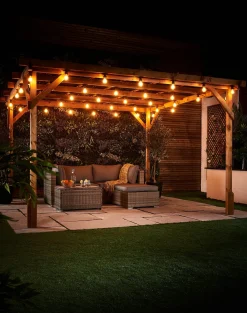 WeRChristmas Link Festoon|Festoon Lights^LINK FESTOON 4W E27 Dimmable Filament LED Bulb, Warm White