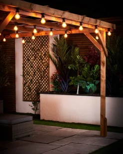 WeRChristmas Link Festoon|Festoon Lights^LINK FESTOON 4W E27 Dimmable Filament LED Bulb, Warm White