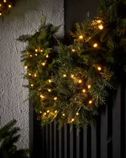 WeRChristmas Link Pro|Plain Garlands^LINK PRO Connectable Pre-Lit Natural Fir Garland, 3 M
