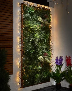 WeRChristmas Link Pro|Cluster Lights^LINK PRO LED Cluster Lights, Black Cable, Warm White / White