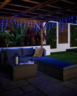 WeRChristmas Link Pro|Icicle Lights^LINK PRO LED Icicle Lights, Blue