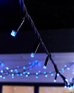 WeRChristmas Link Pro|Fairy Lights^LINK PRO LED String Lights, Black Cable, Blue