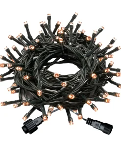 WeRChristmas Connectable Lights^Multi-Function 100 LED Connectable Light String, Warm White