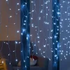 WeRChristmas Connectable Lights^Multi-Function 300 LED Connectable Curtain Light String, Bright White