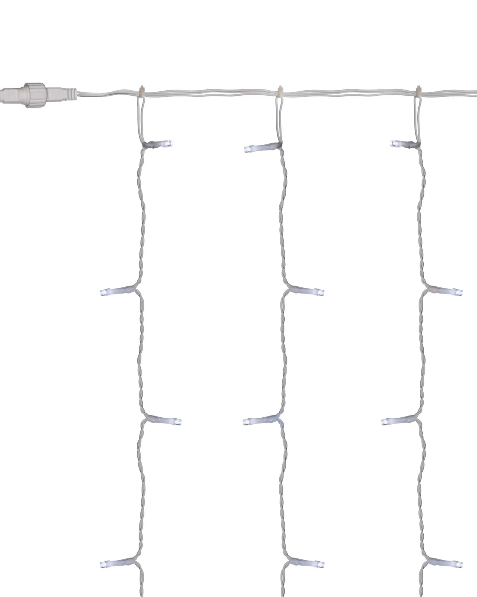 WeRChristmas Connectable Lights^Multi-Function 300 LED Connectable Curtain Light String, Bright White