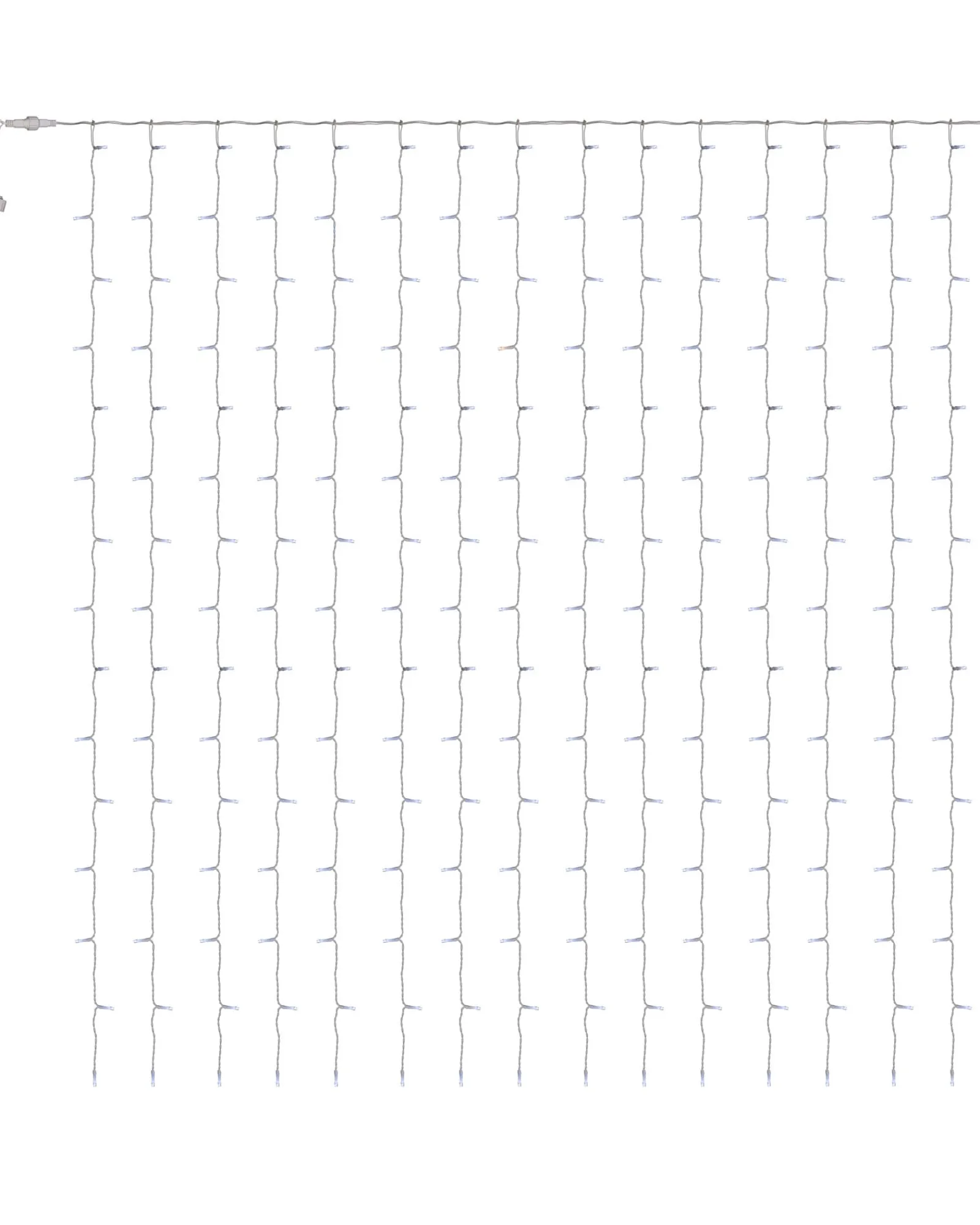 WeRChristmas Connectable Lights^Multi-Function 300 LED Connectable Curtain Light String, Bright White