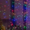 WeRChristmas Connectable Lights^Multi-Function 300 LED Connectable Curtain Light String, Multi-Coloured