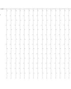 WeRChristmas Connectable Lights^Multi-Function 500 LED Connectable Curtain Light String, Bright White