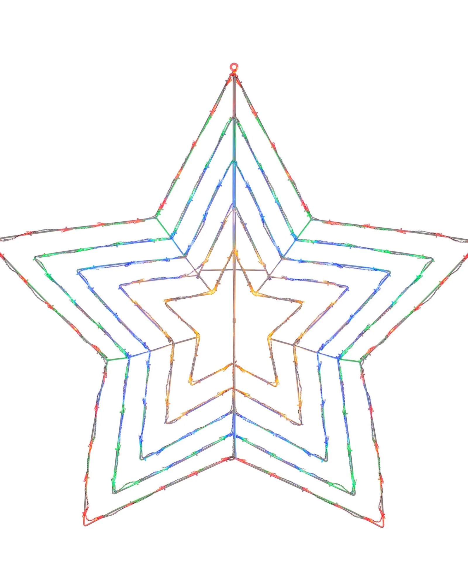 WeRChristmas Festive Star, Snowflake & Sign Lights^Multi-Function Star Silhouette, 118 Cm