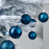 WeRChristmas Shatterproof Baubles^Navy Blue Shatterproof Bauble, 50 Pack