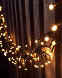 WeRChristmas Cluster Lights|Tree Lights^Outdoor Cluster Multi-Function 500 LED Light String, Warm White