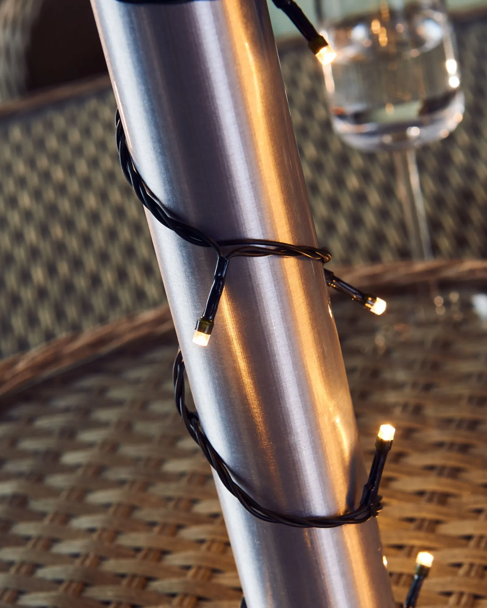 WeRChristmas Fairy Lights|Tree Lights^Outdoor Multi-Function 120 LED Light String, Warm White