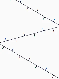 WeRChristmas Fairy Lights|Tree Lights^Outdoor Multi-Function 240 LED Light String, Multi Colour