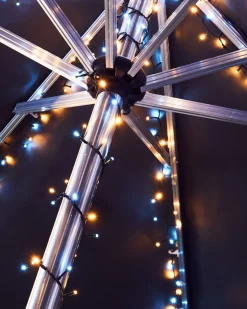 WeRChristmas Fairy Lights|Tree Lights^Outdoor Multi-Function 960 LED Light String, Warm White & Ice White