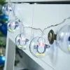 WeRChristmas Fairy Lights^Penguin Bauble LED Light String, 1.8 M