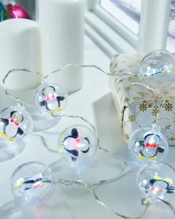 WeRChristmas Fairy Lights^Penguin Bauble LED Light String, 1.8 M