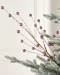 WeRChristmas Flowers & Foliage|Flowers & Foliage^Pink Berry Christmas Tree Spray, 78 Cm