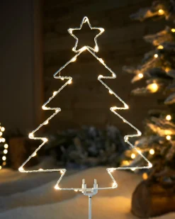 WeRChristmas Pathway Lights^Pre-Lit Christmas Tree Pathway Stake Light, 60 Cm