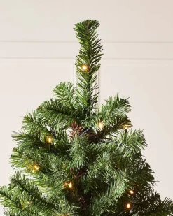 WeRChristmas Pre Lit Christmas Trees^Pre-Lit Emerald Spruce Christmas Tree, Warm White, 7 Ft